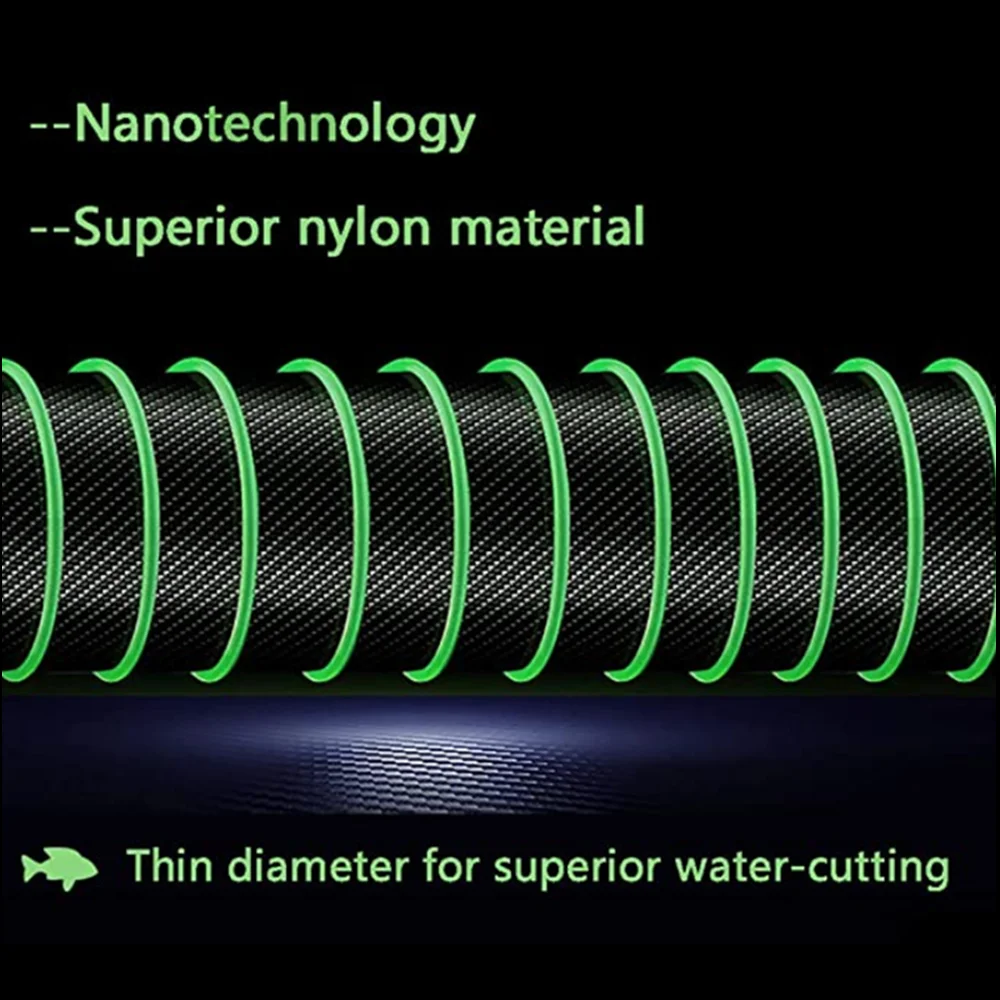 Sedal de Pesca Invisible de 3000m, hilo de nailon recubierto de fluorocarbono biónico, 3D, moteado, carpa, algas, Pesca accesorios de pesca pesca accesorio pesca accesorios mar - imagen 4