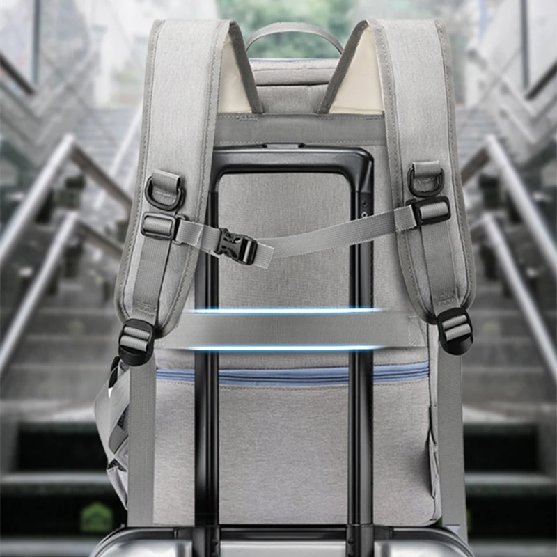 Mochila de pesca de gran capacidad para viajes al aire libre, viaje de negocios, bolsa de fin de semana, portátil, universidad, desplazamientos, embarque, senderismo, mochila escolar - imagen 5