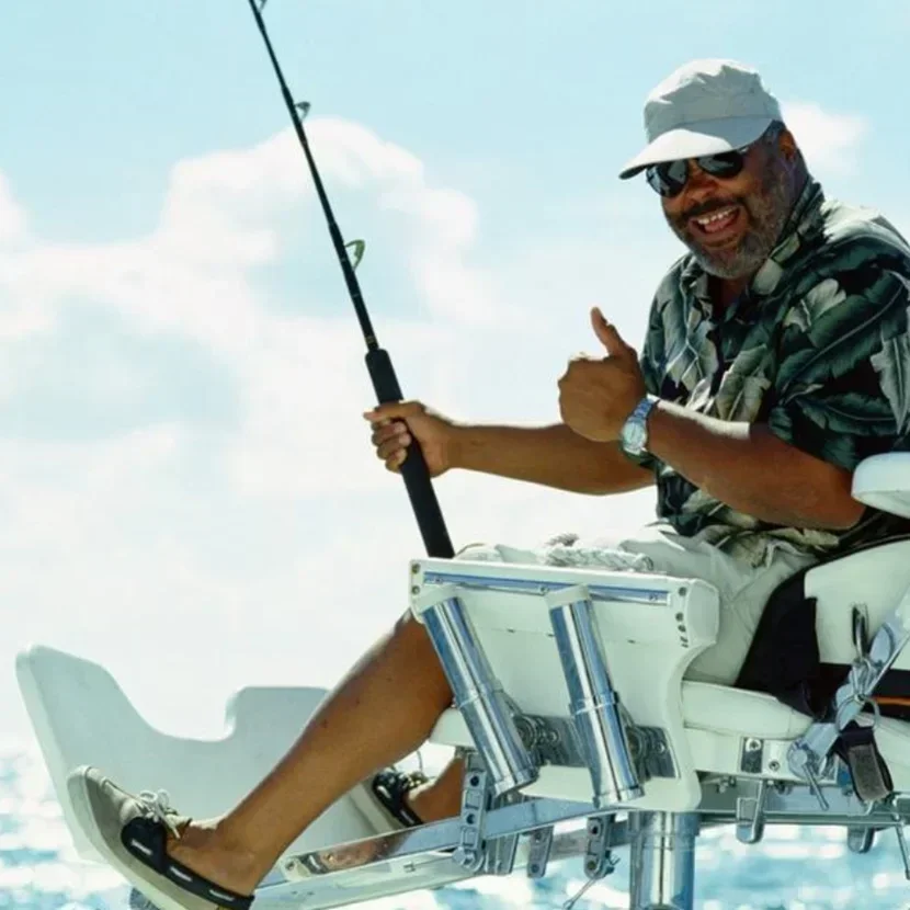 Flotador de pesca 6 en 1 S M L, bolas espaciales de goma negra, tapón ovalado, Bobber