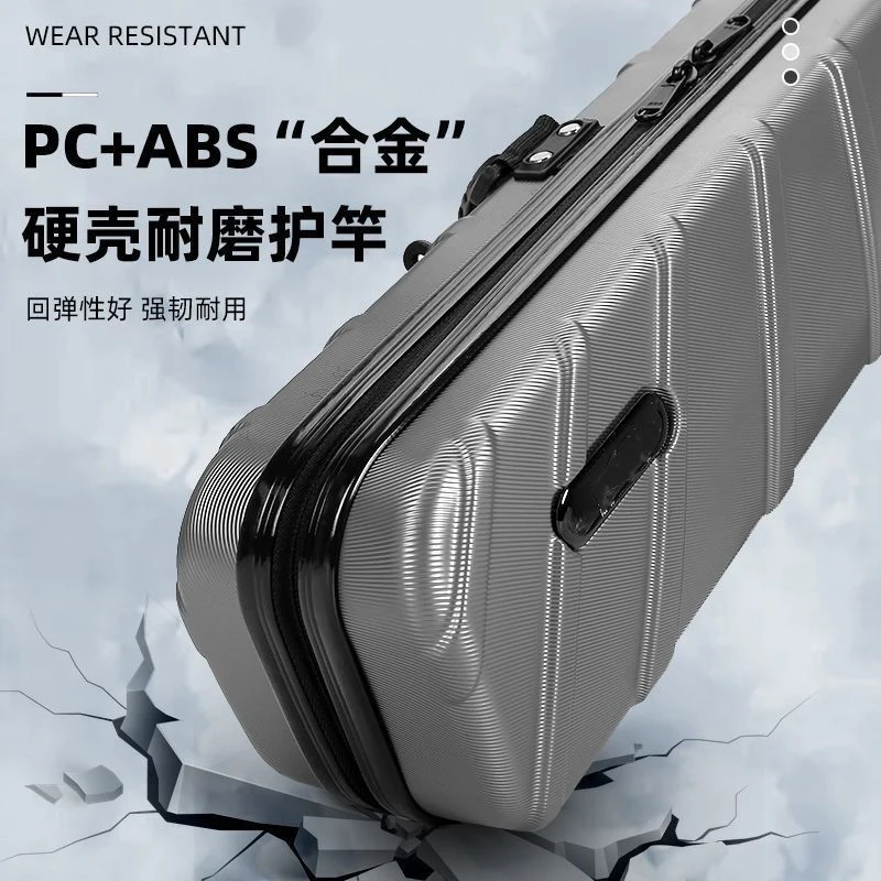 Bolsa de caña de pescar portátil de 127CM Fuerte Ş이kta Impermeable Bolsa de equipo de pesca Carcasa dura ABS letikta 가Espesar aktan이kta  - imagen 2