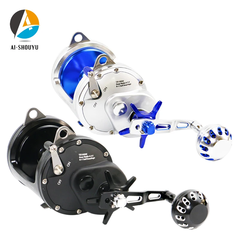 Carrete Curricán TR10000 4,1:1 6+1BB – Agua Salada Mano Derecha - imagen 3