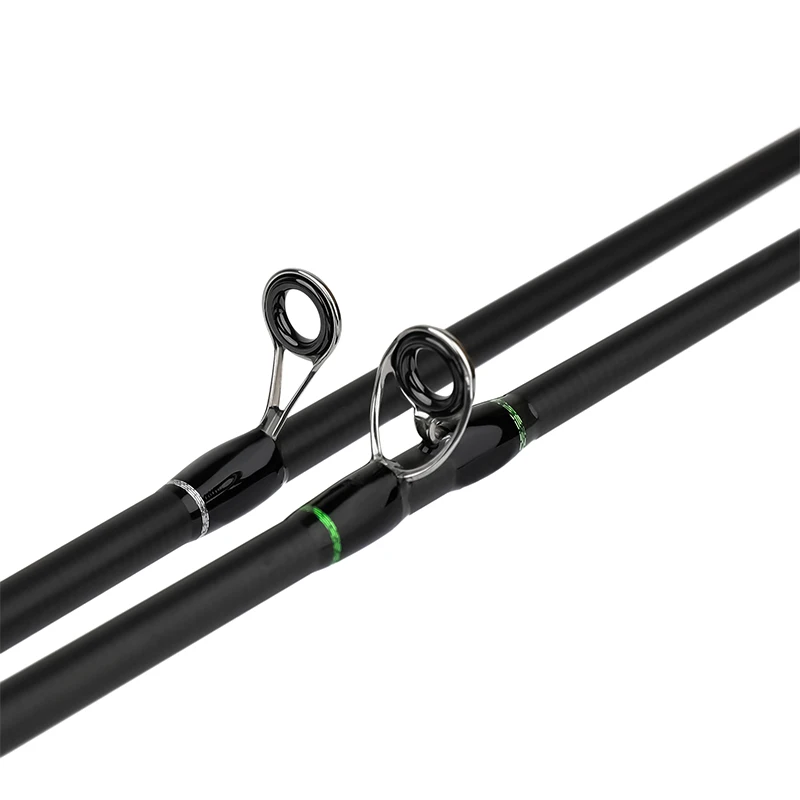Caña de pescar giratoria de 3 secciones, poste de señuelo de fundición de fibra de carbono de 1,8 m/2,1 m/2,4 m/2,7 m, cañas de pescar de lubina rápidas de viaje portátiles - imagen 4