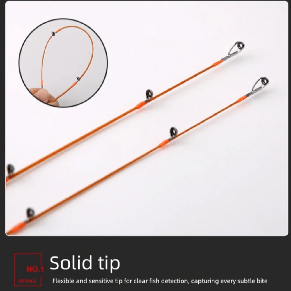 Caña de pescar giratoria de 4 secciones, caña de pescar de fundición de carbono UL Power, caña de pescar giratoria portátil de fibra de carbono - imagen 5