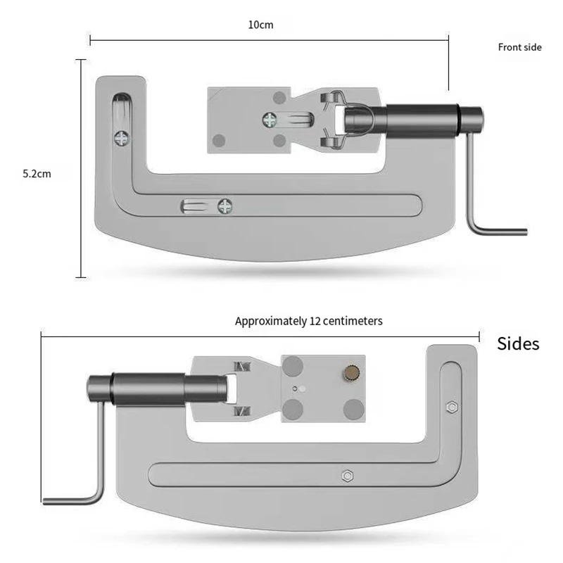 Herramienta de atado de pesca rápida de acero inoxidable para anzuelos, señuelos, broches, dispositivo de atado de nudos fácil y rápido para pescadores, accesorios de pesca - imagen 3