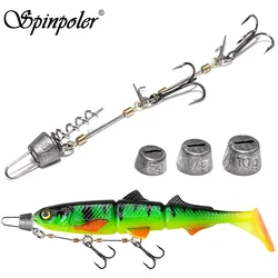 Spinpoler Swimbait con Tornillos Profundidad Variable para Lucio Mar