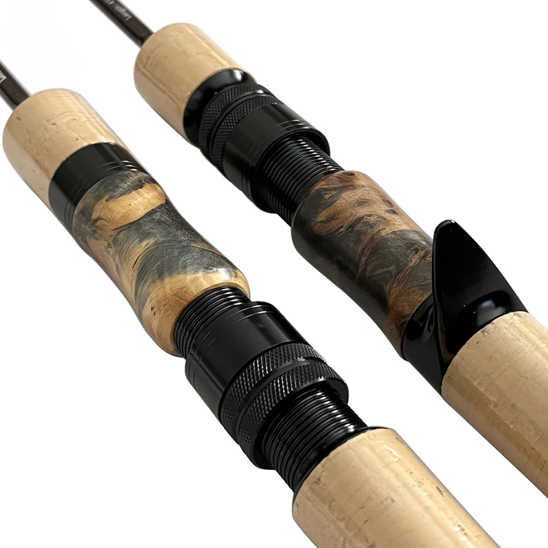 TAKEDO TN93 454UL cañas de viaje portátiles 4 secciones ultraligeras cañas de pescar de viaje para trucha fibra de carbono fundición giratoria ultraligera - imagen 3