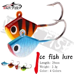 Señuelo hielo Walk Fish con anzuelo metal y cabeza plomo 2,3g