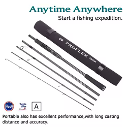 TSURINOYA PROFLEX S905M 2,7 m 5 secciones caña de pescar lubina MF acción M Spinning señuelo de fundición larga guía FUJI carbono