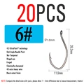 20pcs  size 6