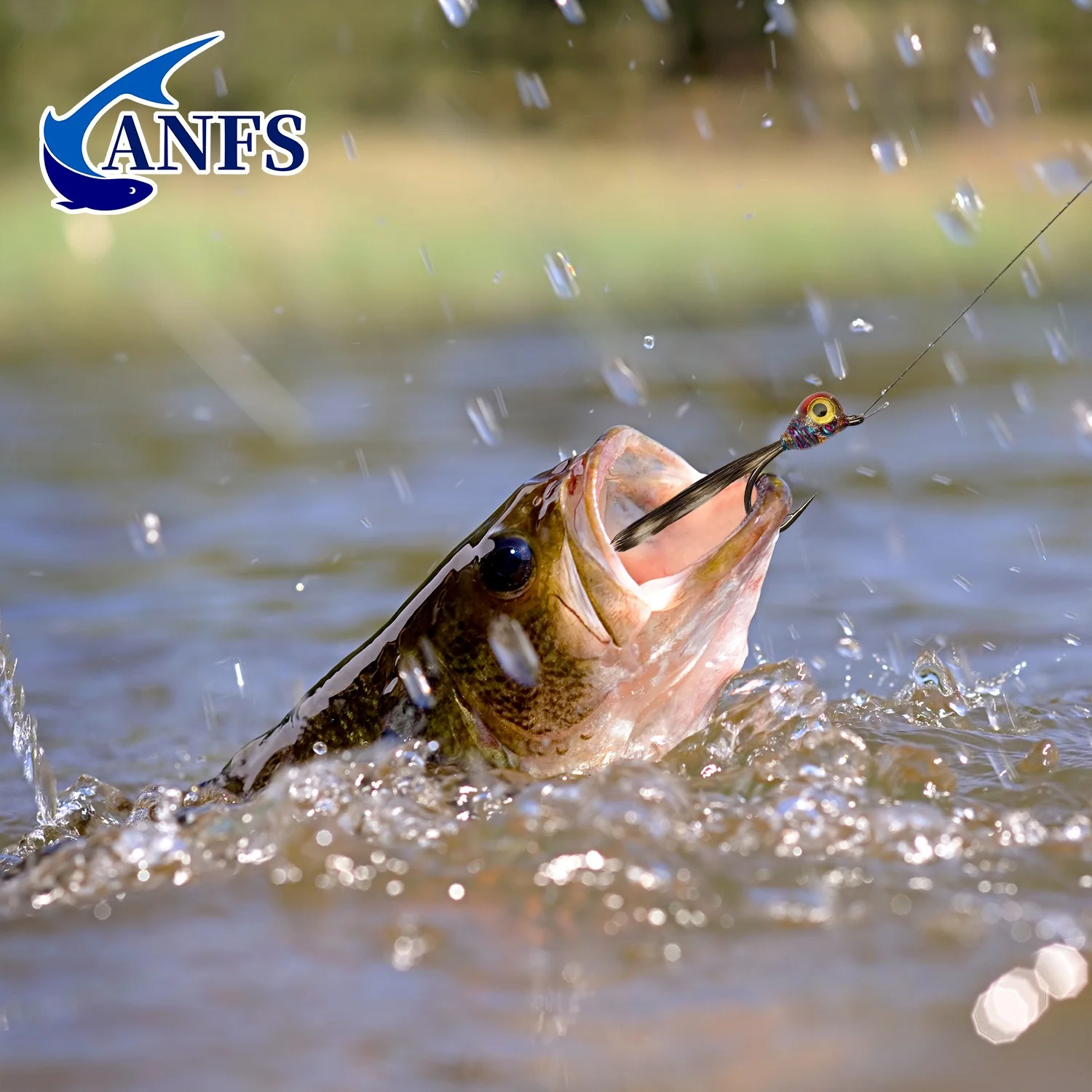 ANFS 5 señuelos para moscas de peces con cebo de trucha, diseño realista mezclado para pesca en agua dulce y salada - imagen 5