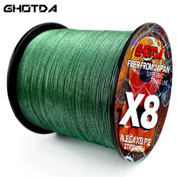 GHOTDA-líneas de pesca trenzadas X8, 300M, 500M, 8 tejidos, 18-78LB, línea de multifilamento de PE de fundición suave para accesorios de pesca de Surf en el mar
