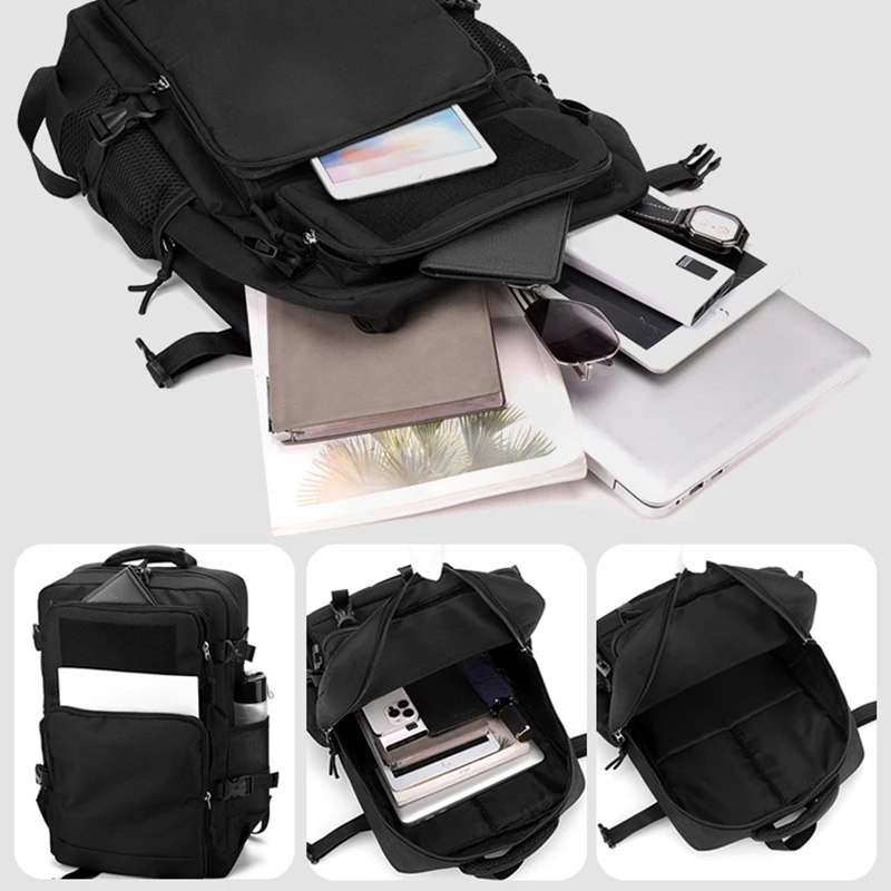 Mochila táctica para acampar al aire libre, bolsas de viaje, escalada, senderismo, montañismo, mochila grande para equipaje de fin de semana - imagen 4