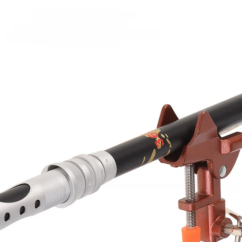 Soporte de torreta Universal de aleación de aluminio, Stent de pesca, caña de mar, soporte de mano, tapones de suelo de Metal, ajuste Universal - imagen 3