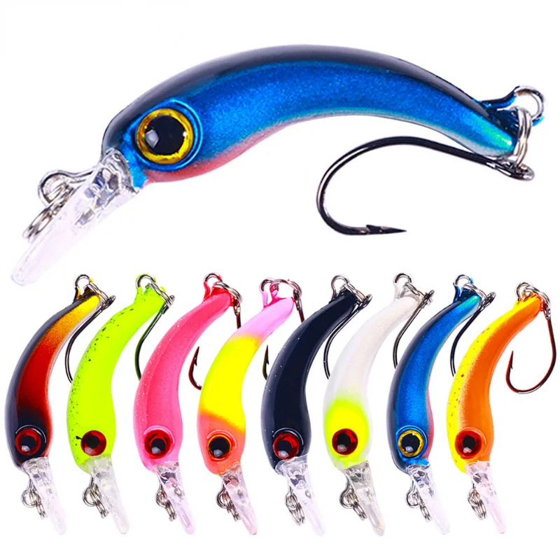 Señuelos de Pesca de pececillos que se hunden, Señuelos de Pesca de 40mm, 1,4g, barra blanca de agua de asfixia, Micro cebo de pescado, Jerkbait, Lucio, Carkbait, Wobblers, Swimbait - imagen 2