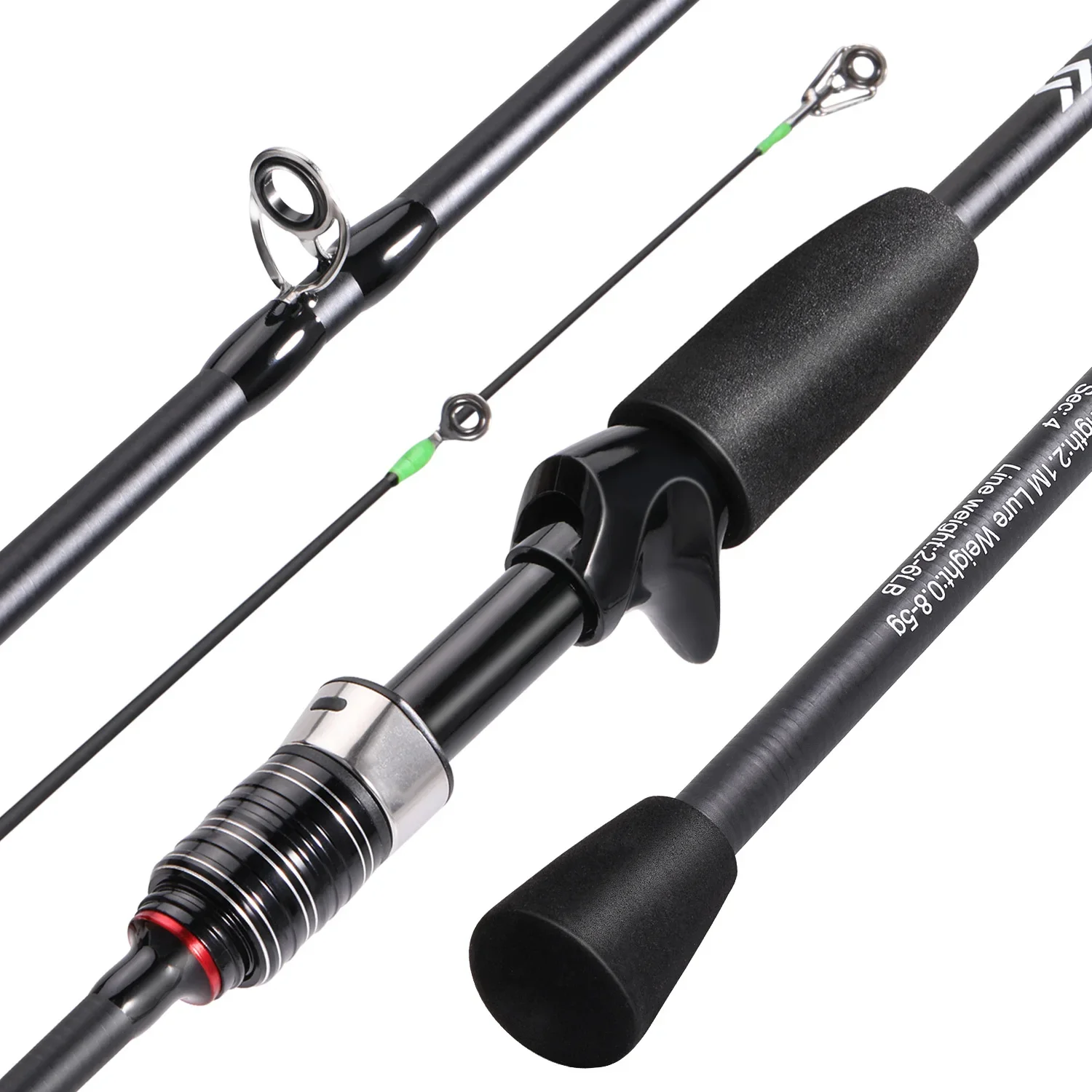 black casting rod