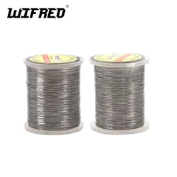 Wifreo, cepillo para doblar de acero inoxidable de 0,1mm, alambre para atar moscas, cuerpo ponderado, alambre de Metal, hilo para atar moscas para Streamer, trucha, Lucio, señuelo
