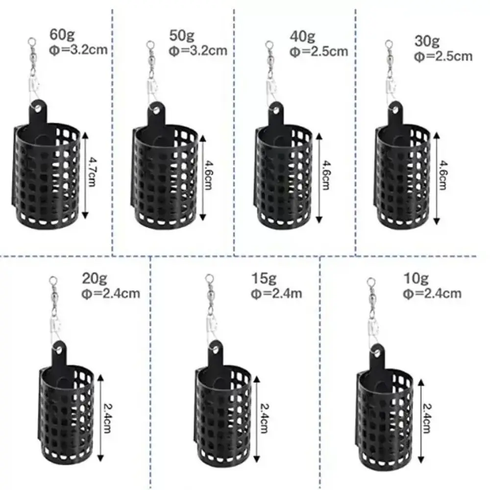 Cesta de pesca de acero inoxidable – Jaula portátil para señuelos - imagen 5