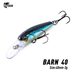 Señuelo LEYDUN Mini Micro 40mm – Minnow flotante para trucha
