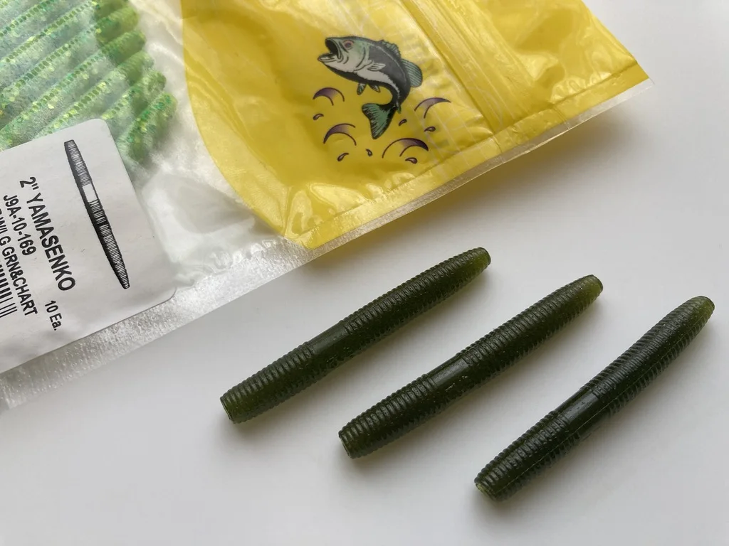 Yamamoto-señuelo de fideos pequeños Senko de 2 pulgadas, cebo suave, Original japonés, sin plomo - imagen 2