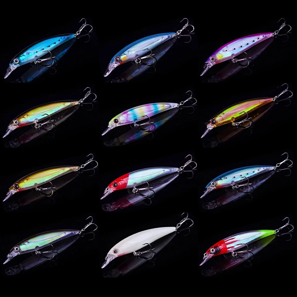 WALK FISH-señuelo de pesca Artificial, cebo duro flotante, Swimbait, Wobbler, Crankbait, aparejos de Japón, 110mm, 13,5g - imagen 2