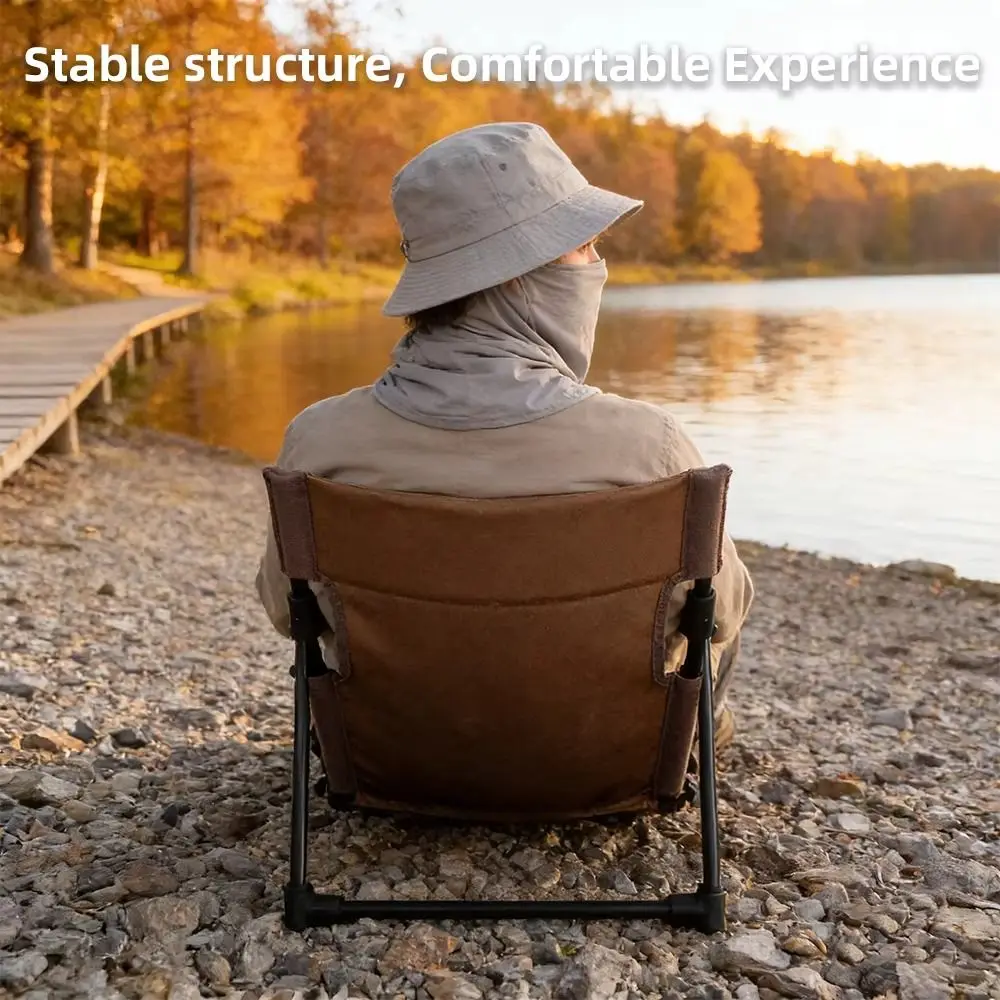 Silla Plegable Camping Oxford con Cojín y Bolsa de Almacenamiento - imagen 2