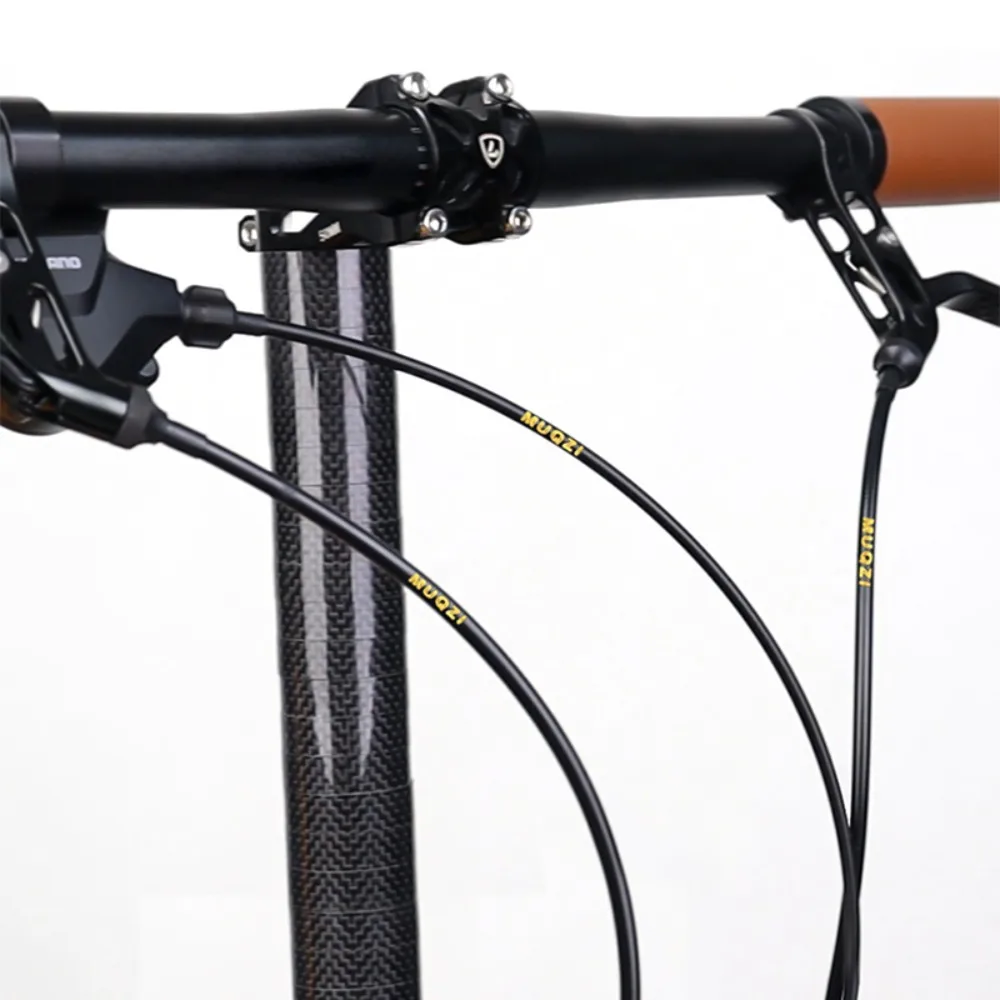 Cable de cambio de velocidad para bicicleta, tubo de cambio, Cable de freno, tubo de línea de freno, resistente al frío y al calor, color negro - imagen 2
