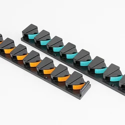 Soporte para caña de pescar, soporte para caña de pescar montado en la pared, plástico + UV, soporte para caña de pescar de goma suave, suelo para centros comerciales domésticos