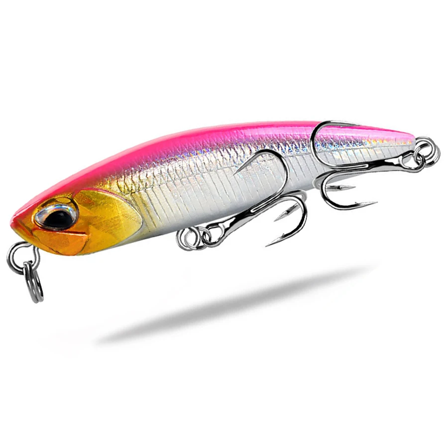 Señuelos duros de pesca, cebos artificiales Wobblers para Lucio, curricán, carpa, Swimbait, 1 piezas - imagen 4