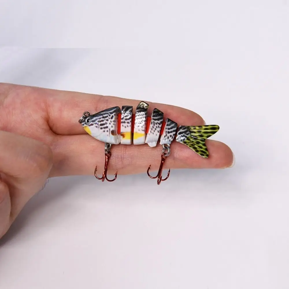 Señuelos Crankbait de 6 segmentos para buceo profundo con ojos realistas - imagen 4