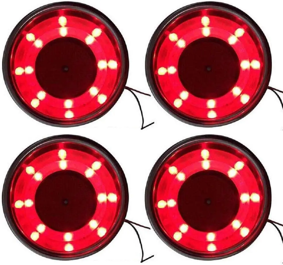 Portavasos de acero inoxidable, soporte LED para bebidas, portabotellas integrado con drenaje para accesorios de barcos marinos, sofá yate, 4 Uds. - imagen 3