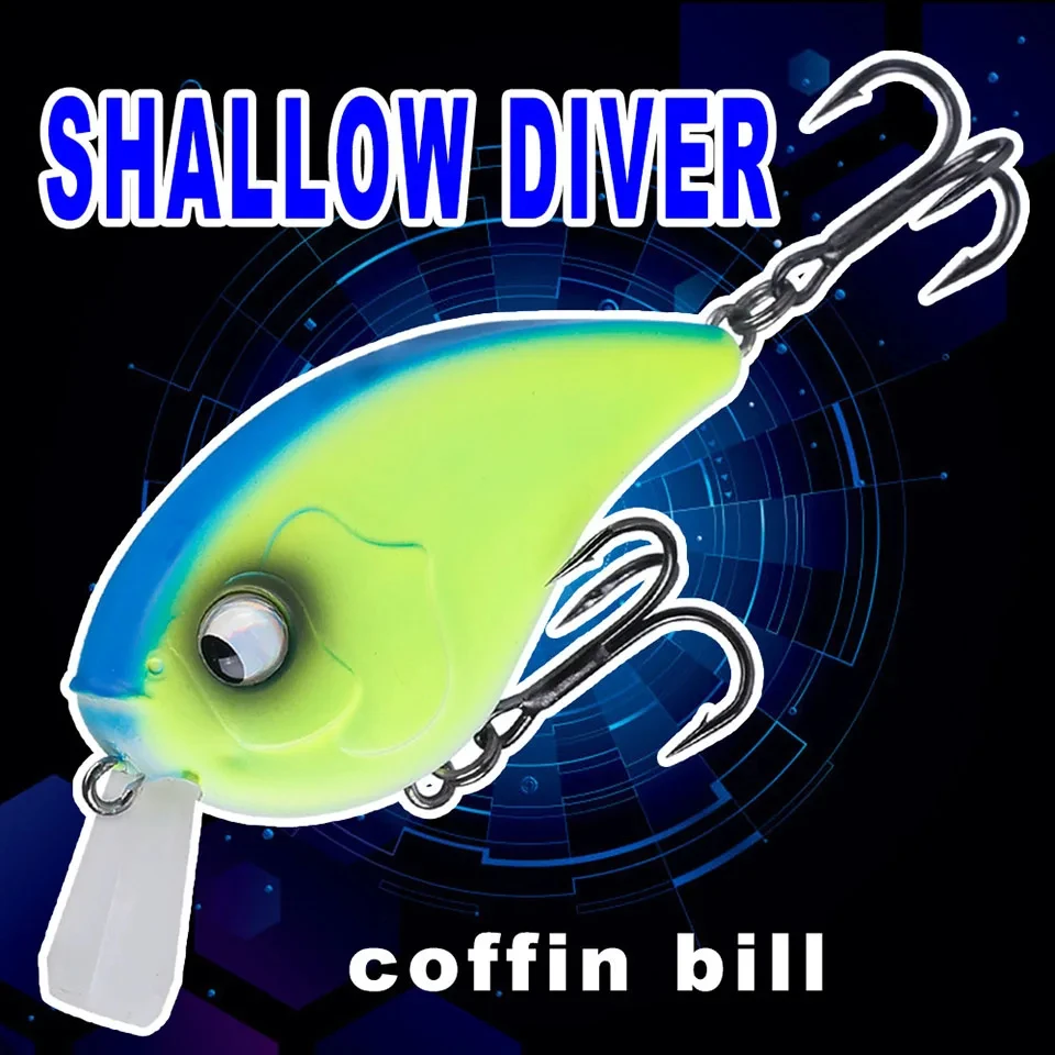 WALK FISH nuevo 70mm 12,6g flotante labio de buzo cebo Artificial medio Crankbaits Wobblers sonajeros Señuelos de Pesca - imagen 2