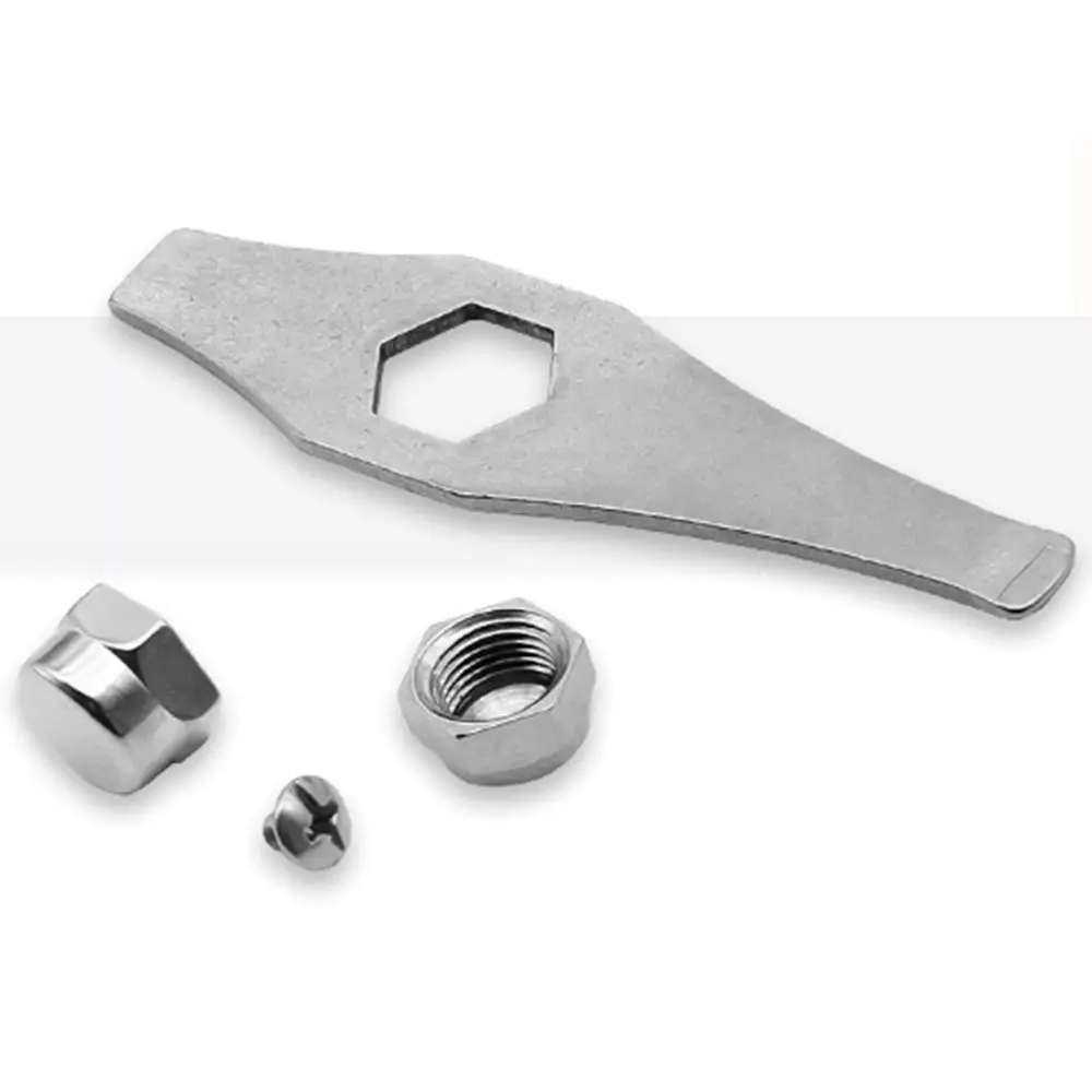 Mango de carrete de pesca Baitcasting de fibra de carbono, perilla de Metal, mango de carrete de pesca de 100mm, dispositivo de pesca de instalación lateral de tornillo de 8x5mm para exteriores - imagen 4