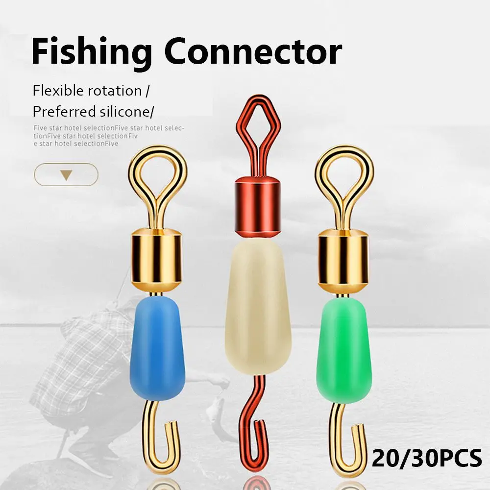 Rodamiento, equipo de pesca rodante, accesorios de aparejos, conector de clavija rápida, anillo giratorio, hebilla instalada, conector de pesca - imagen 5