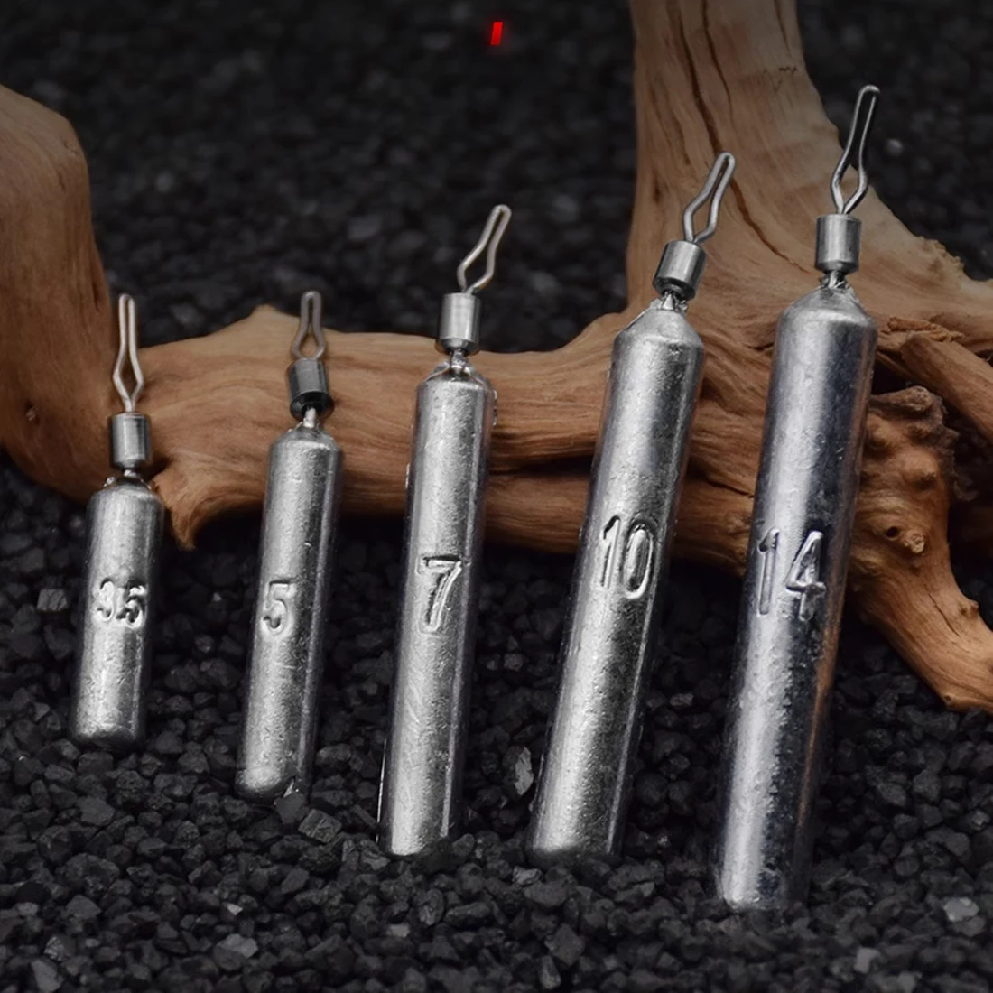 Plomo de pesca de lubina, pesas de tiro directo, conectores de sedal de pesca de agua salada de forma redonda, 5 uds. - imagen 5