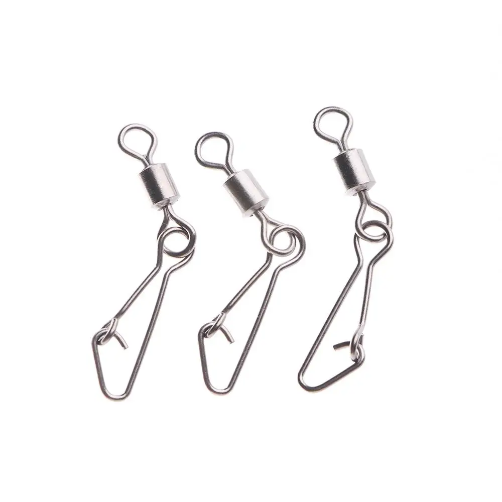 Anzuelo de pesca de enclavamiento giratorio de Metal duradero, conector giratorio, aparejo, rodamiento de pesca - imagen 5