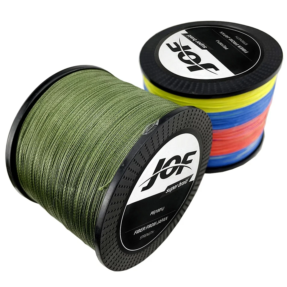 JOF 8 hebras 1000M 500M hilo de pescar trenzado Pesca de carpa teje Linha de Pesca Multifilamento 8 fios - imagen 3