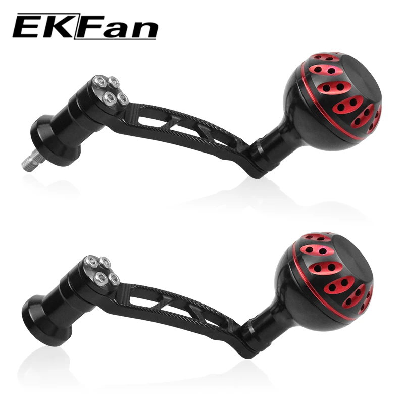 Ekfan CNC 63MM Procese mango de aleación de aluminio y piezas de perilla para carrete de pesca SHI y DAI carrete de pesca giratorio - imagen 3
