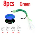 8pcs Green