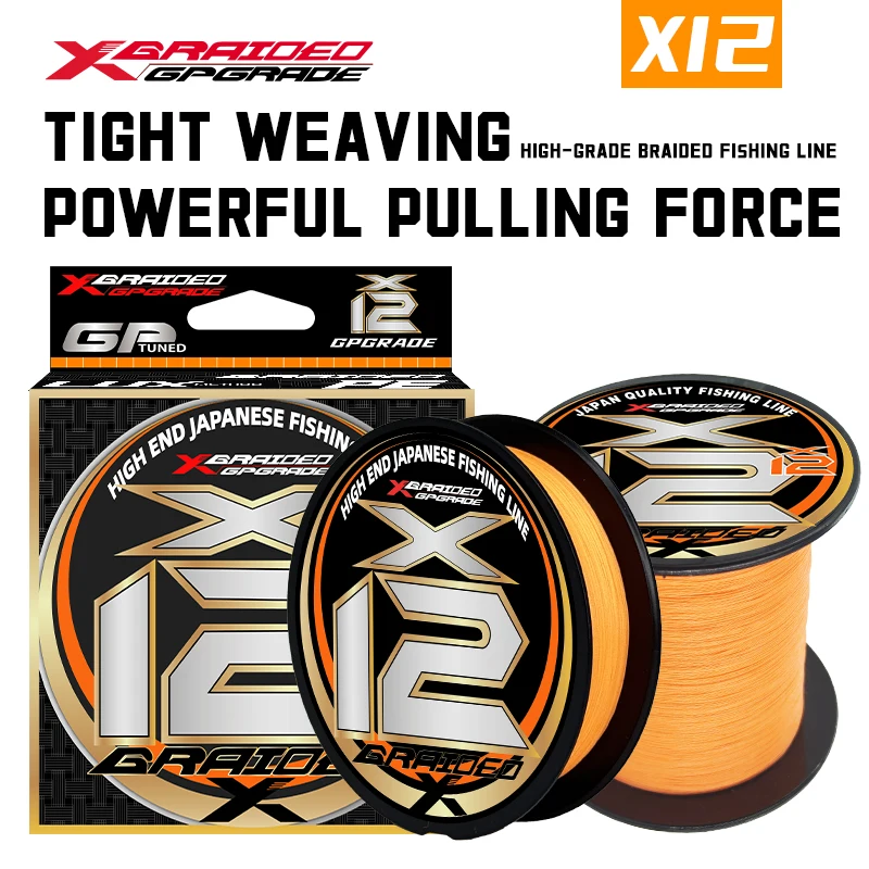 YGKX Colorfast X12 hilo trenzado de pesca PE suave para agua salada