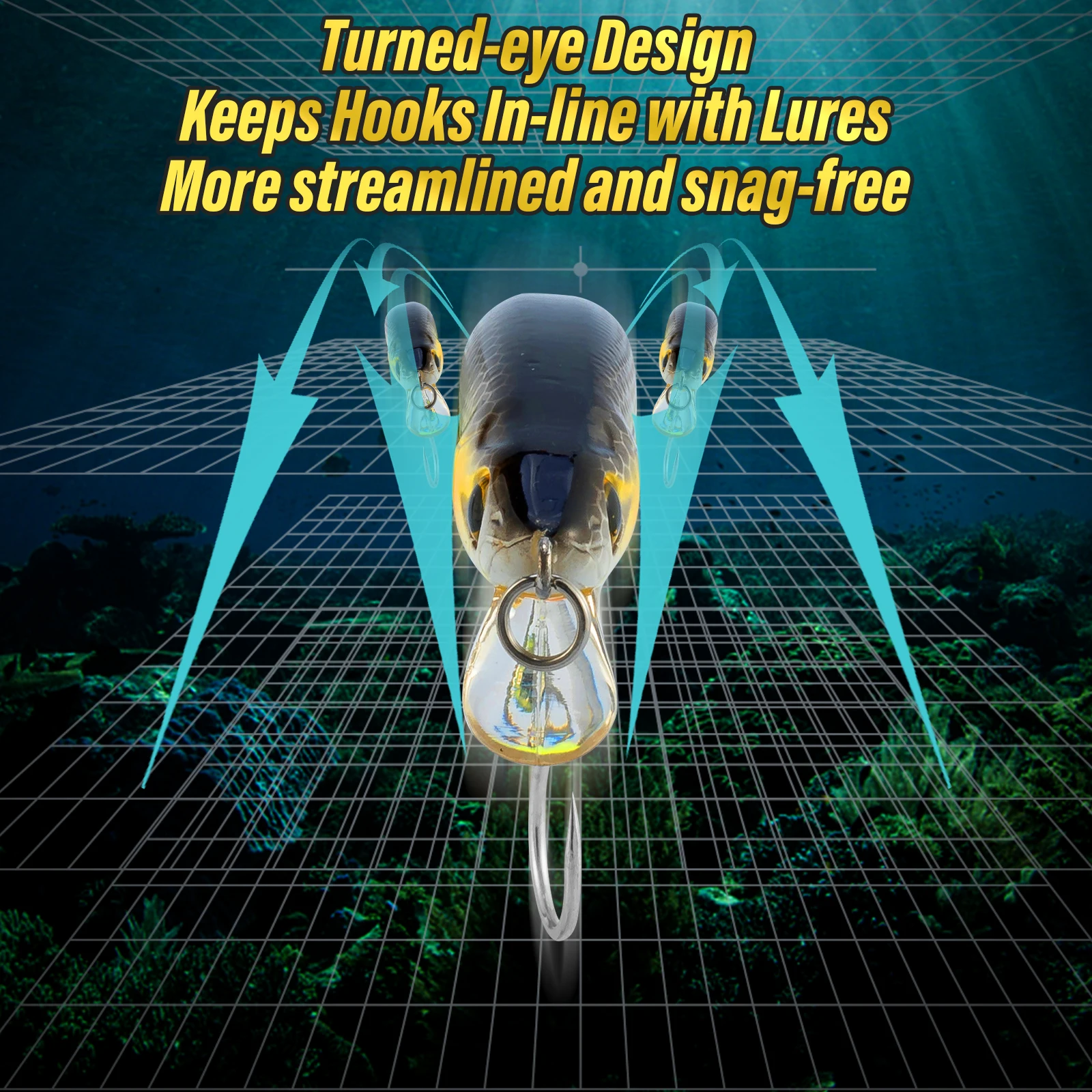 30/60 Uds gancho de repuesto para pesca anzuelo en línea gancho individual de ojo grande para cebo duro Spinnberbait Popper plantilla de Metal Crankbait - imagen 3