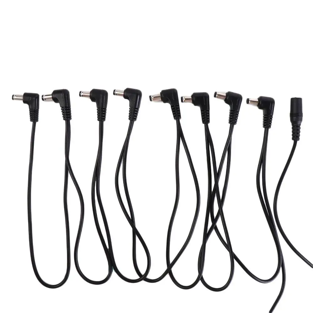 Cable de cadena de margaritas de 1 a 2, 3, 5, 6, 8, 10 vías, Cable de alimentación de 1 a 8, Cable de alimentación para Pedal de guitarra, cadena de Pedal de guitarra de PVC de 9V CC - imagen 2