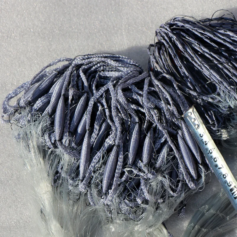 Lawaia red adhesiva de pesca con orificio de malla flotante, herramientas de pesca, Red de fundición única para fundición de peces, capa única de 1,8x30m - imagen 2