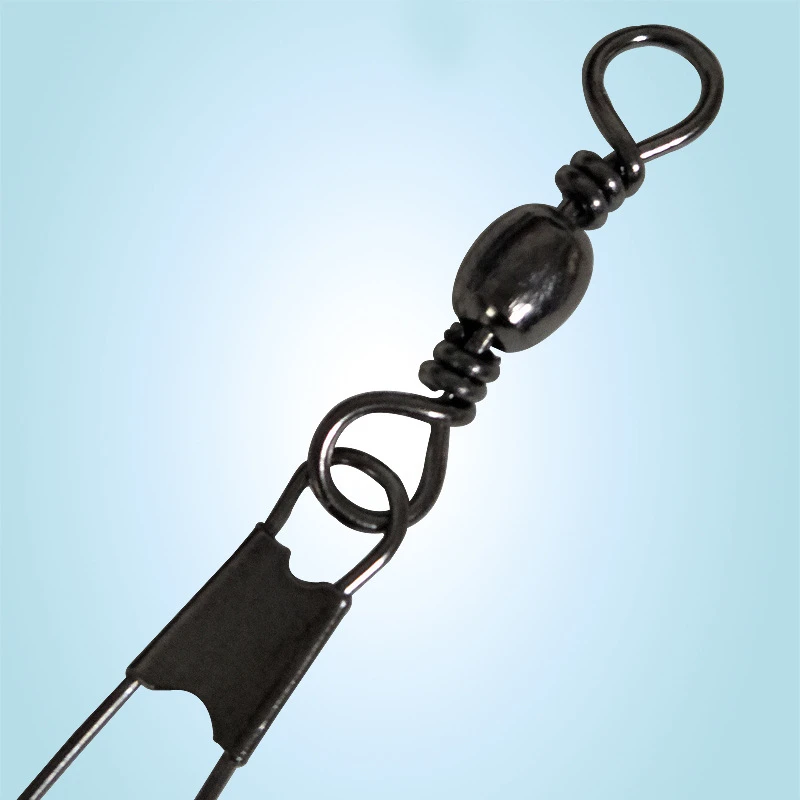 50 Piezas de Artículos de Pesca Tipo A, Conector Giratorio de Pesca, Rodamiento de Pasador, Giratorio Giratorio con Cierre Rápido, Clips de Cierre Rápido, Anzuelo, Señuelo, Aparejos de Pesca - imagen 3