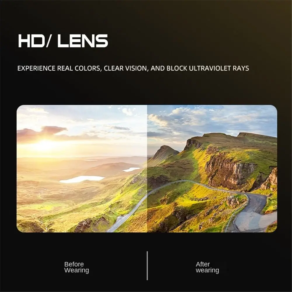 Trendy Y2K Cycling Sunglasses Millennium UV Protection Sports Shades Outdoor Street Shooting Eyewear for Women & Men - imagen 3