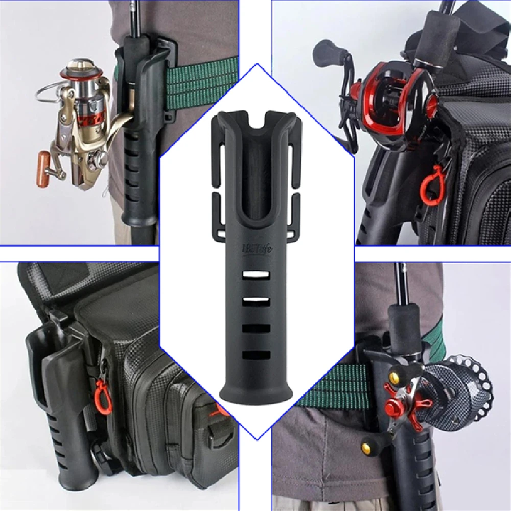 Soporte de cintura rápido para caña de pescar, insertador portátil de nailon, estante de señuelo multifuncional, accesorios de equipo de Pesca - imagen 2