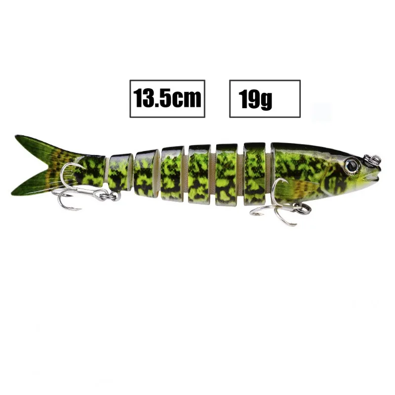 Señuelos de pesca multiarticulados, señuelo Swimbait, Wobblers, Crankbait, cebo duro, aparejos de pesca, 10-26G - imagen 3