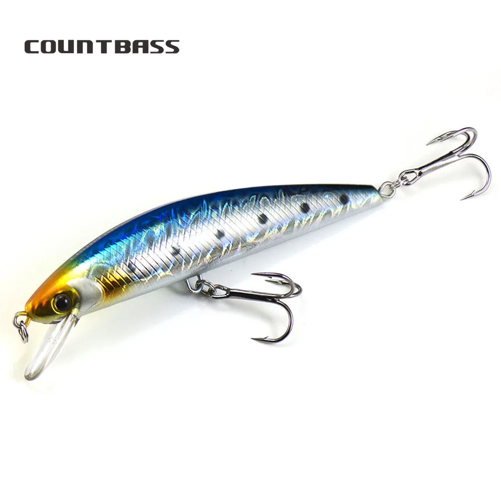 Countbass Minnow Jerkbait hundimiento – Señuelo agua salada - imagen 5
