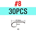 30pcs Size 8