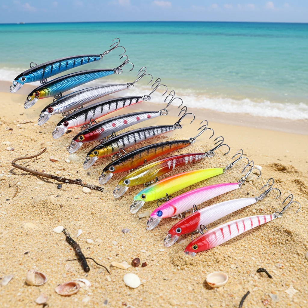 Señuelos Minnow duros – Lubina, lucio y trucha en agua dulce y salada