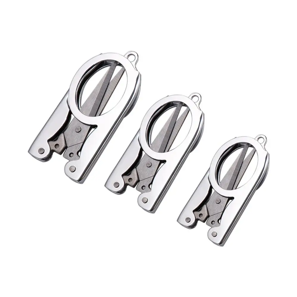 Mini tijeras pequeñas plegables de acero inoxidable, suministros escolares, manualidades hechas a mano, tijeras plegables, tijeras de pesca, bordado - imagen 3
